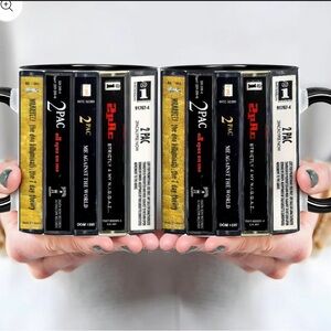 2Pac cassette tape 15oz mug #rap #hiphop #music